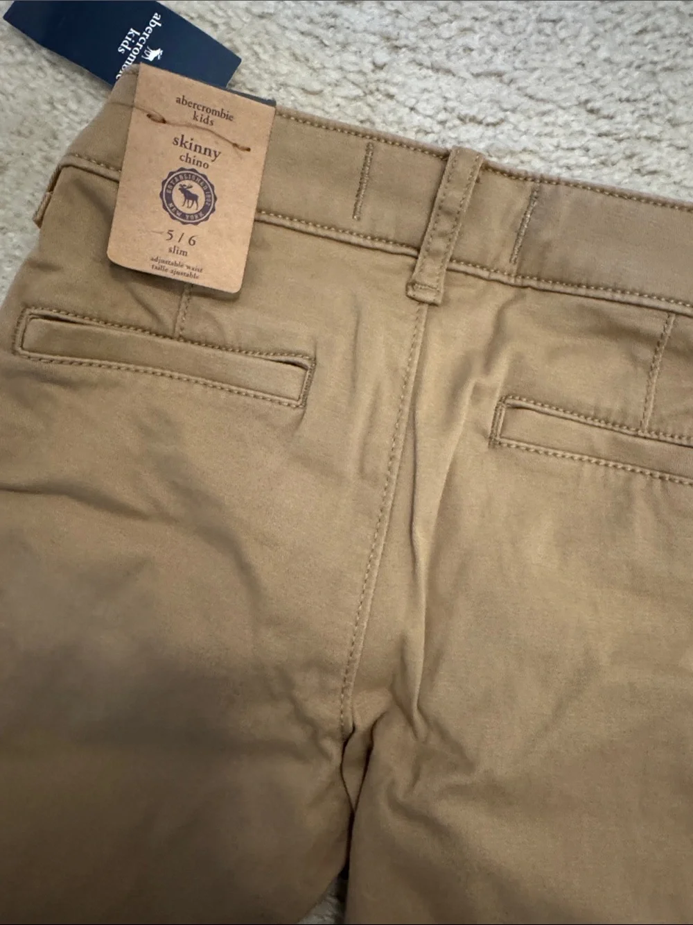 abercrombie kids Tan Straight-Leg Casual Pants